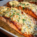 Baked Boursin Salmon