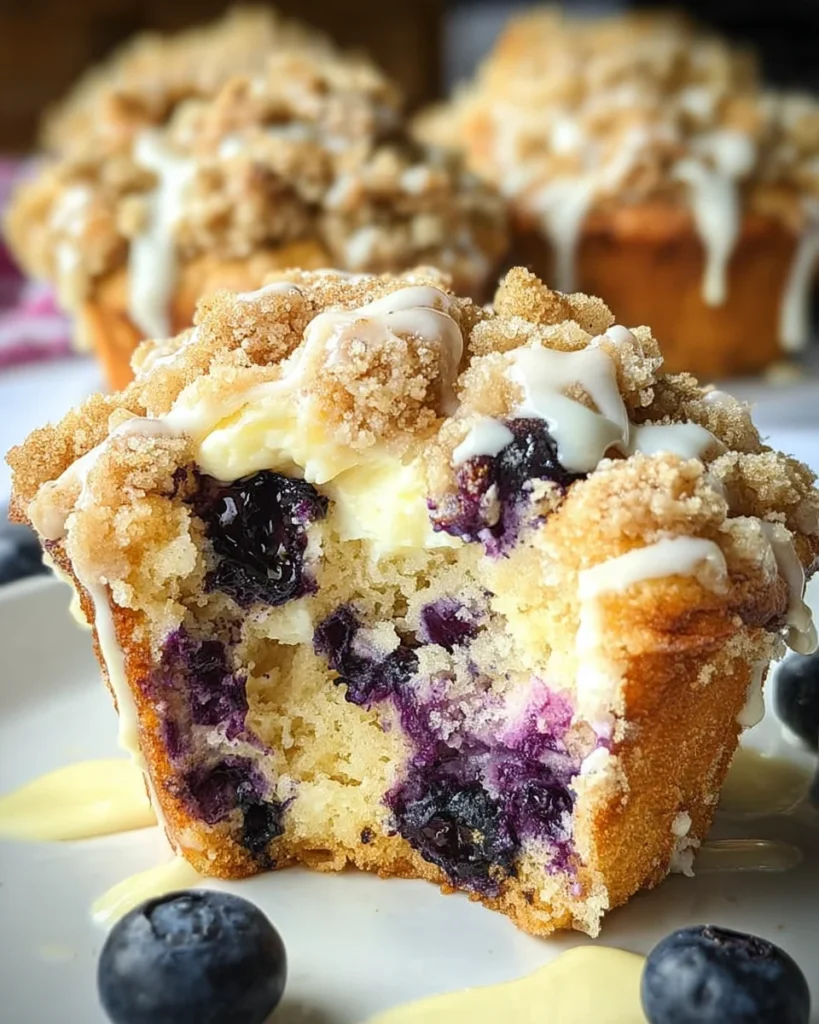 Blueberry Cream Cheese Muffins