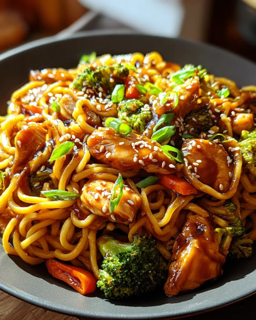 Chicken Teriyaki Noodles