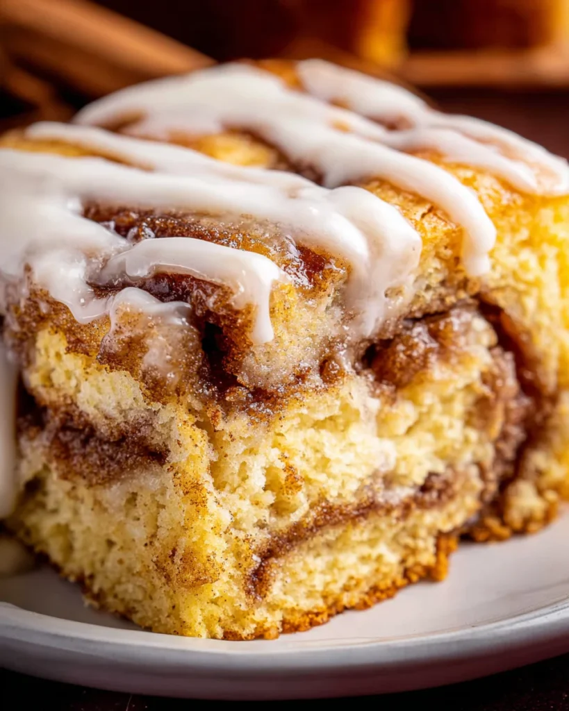 Cinnamon Roll Cake