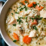 Creamy Chicken and Rice Soup