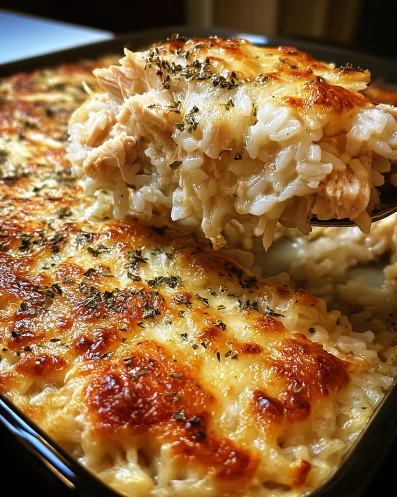 Garlic Butter Chicken and Rice Casserole 30 Minutes Easy Delicious