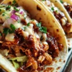 Garlic Butter Honey BBQ Chicken Tacos: Sweet, Savory & Irresistible!