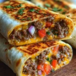 Grilled Cheeseburger Wraps: A Flavor-Packed Twist on a Classic