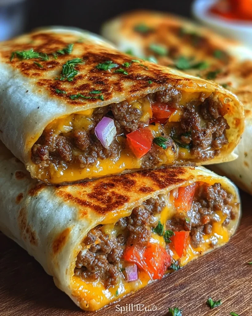 Grilled Cheeseburger Wraps: A Flavor-Packed Twist on a Classic