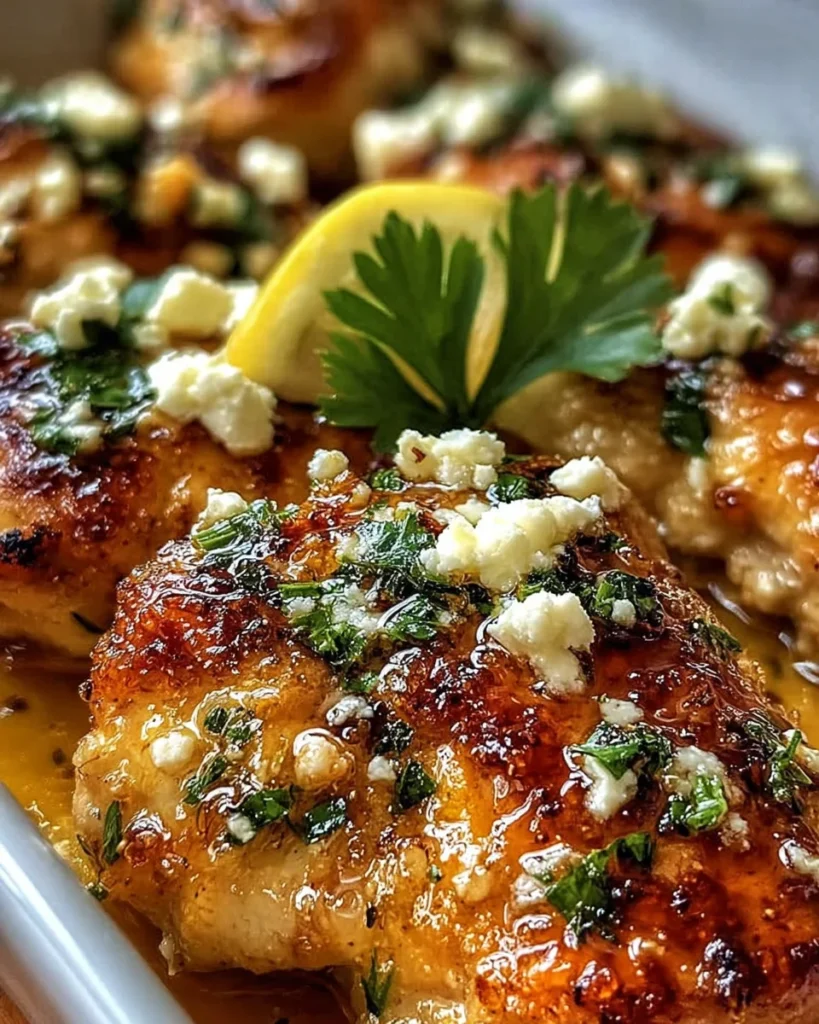 Hot Honey Feta Chicken Dish: A Deliciously Spicy and Savory Recipe