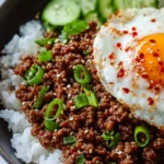 Korean Ground Beef Bowl
