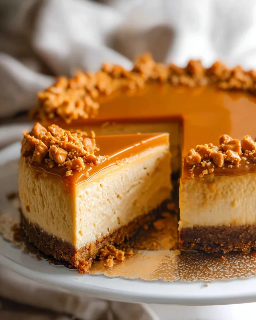 Loaded Butterscotch Cheesecake