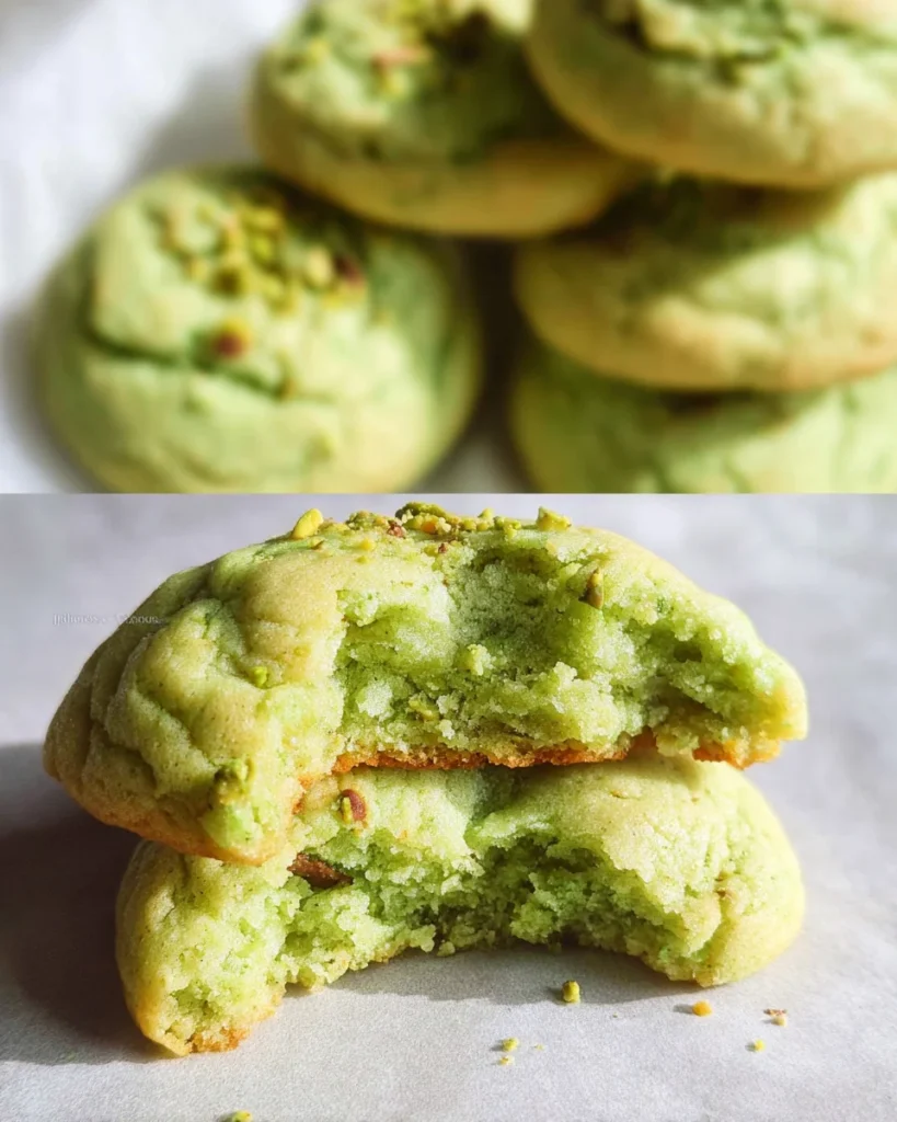 Pistachio Pudding Cookies