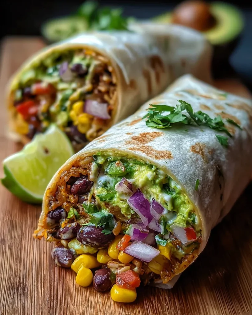 10-Minute Vegan Burrito Wraps