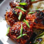 Air Fryer Asian-Glazed Boneless Chicken Thighs