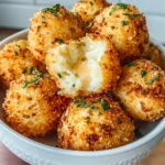 Air Fryer Cheesy Mashed Potato Balls
