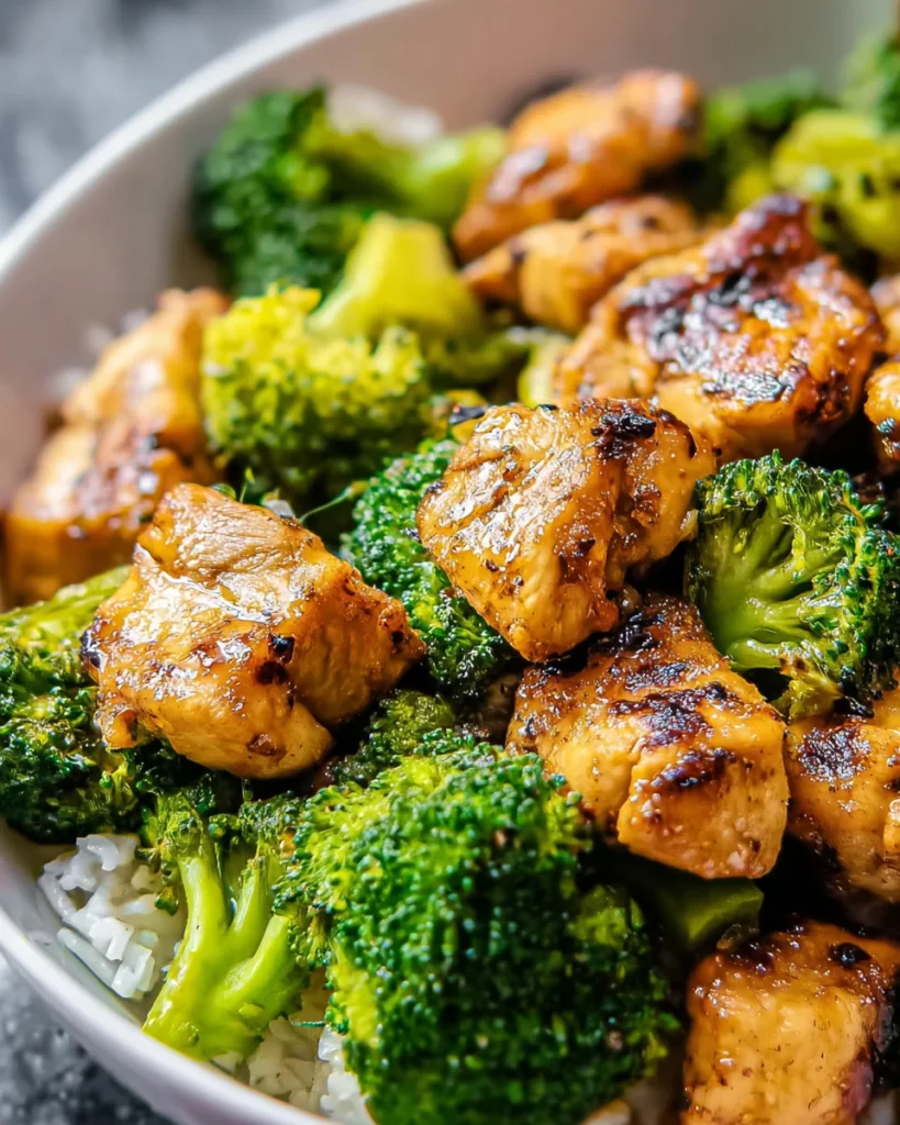 Air Fryer Chicken and Broccoli
