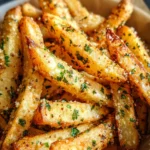 Air Fryer Garlic Parmesan Fries
