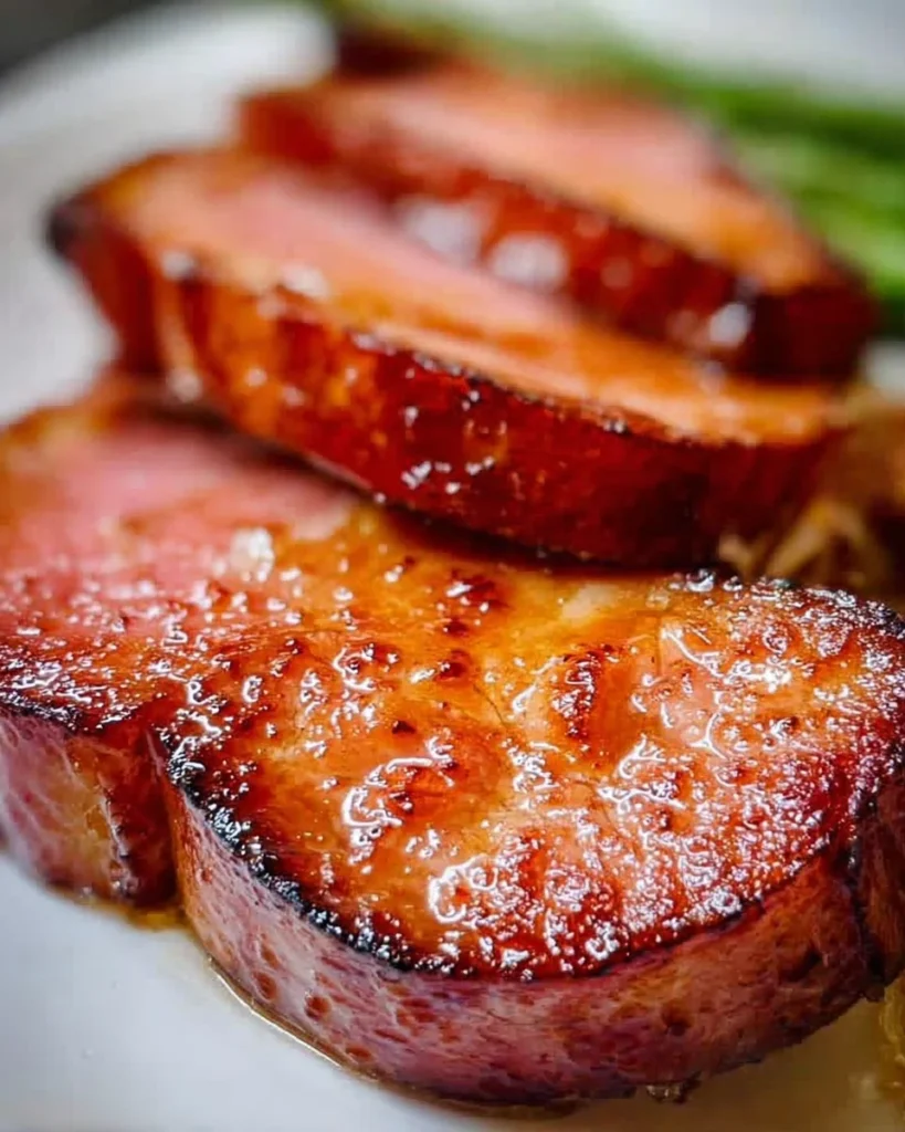 Air Fryer Ham Steaks