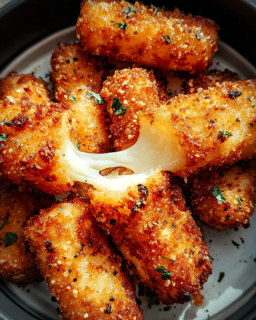 Air Fryer Mozzarella Sticks