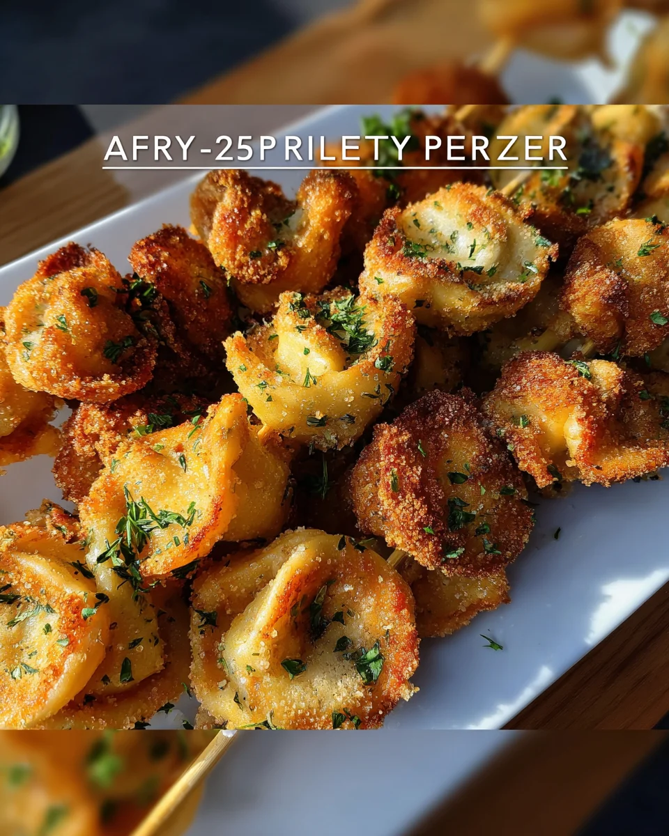 Airfryer Party Rezepte: Knusprige Tortellini-Spieße