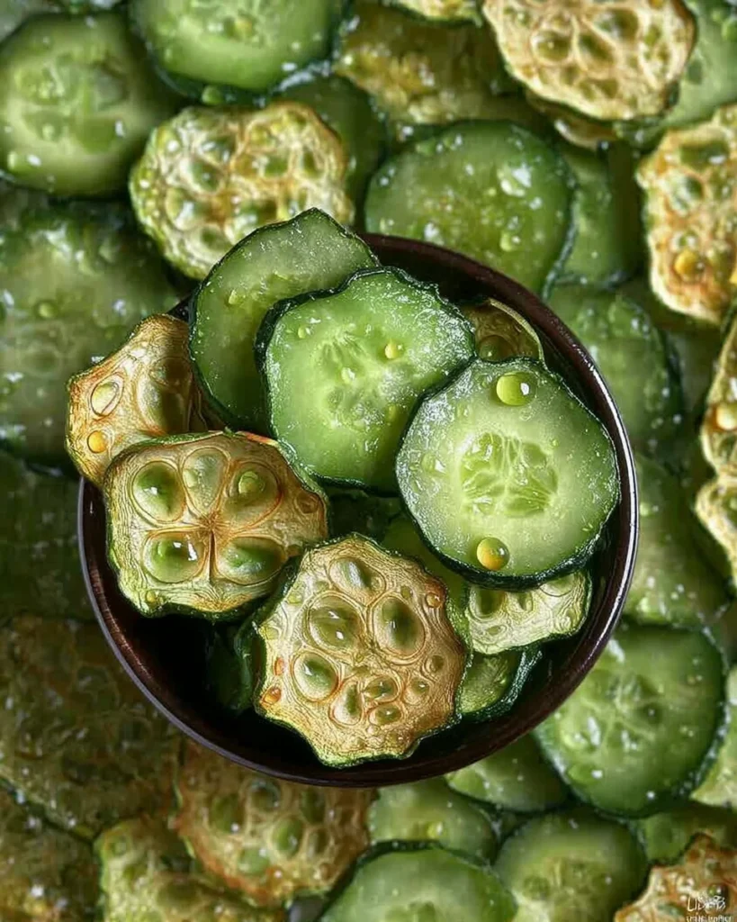 Baked Cucumber Chips