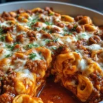Beefy Tortellini Bake