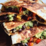 Black Bean Veggie Quesadilla