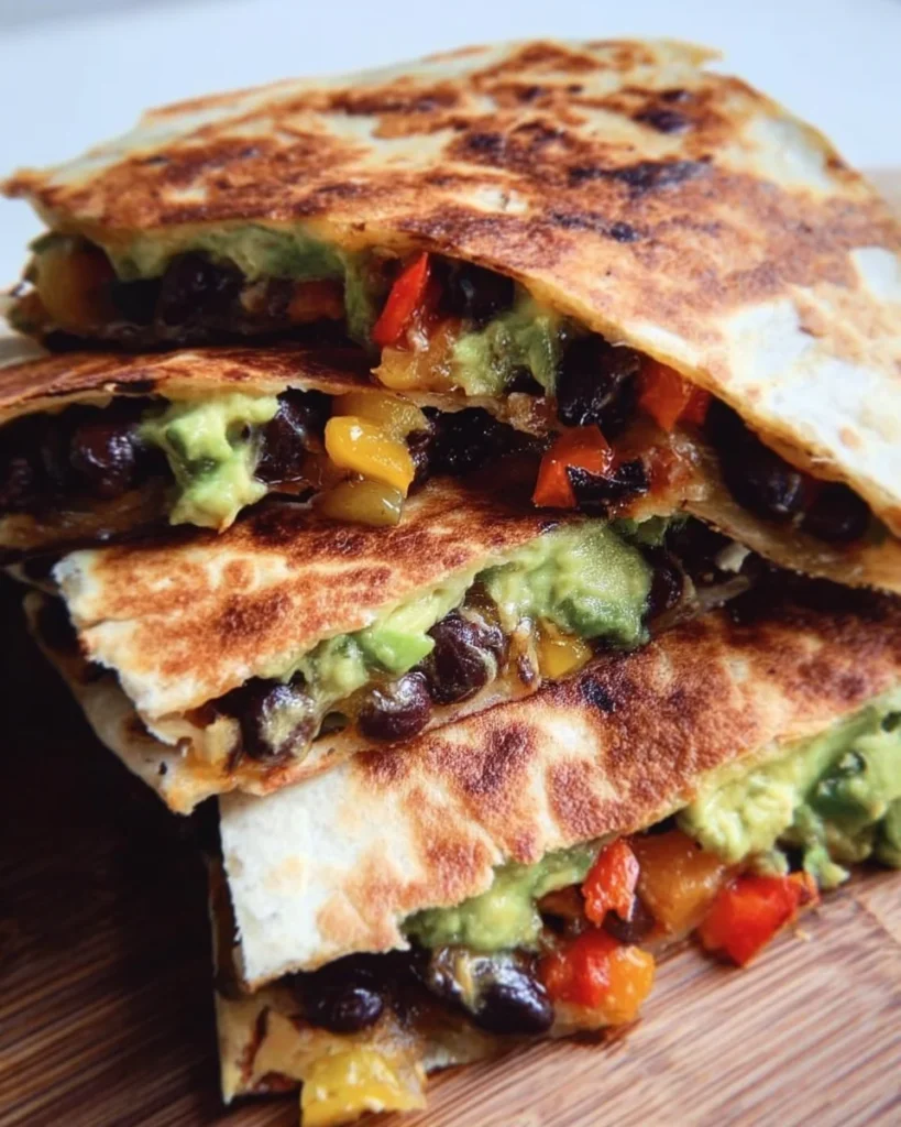 Black Bean Veggie Quesadilla