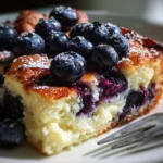 Blueberry Cottage Cheese Breakfast Bake