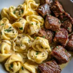 Buttery Steak Tortellini