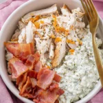 Chicken Bacon Ranch Cottage Cheese Bowl