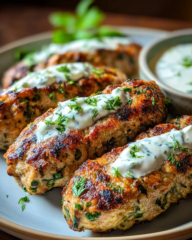 Chicken Kofta with Garlic Yogurt Sauce Recipe: A Must-Try!