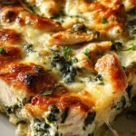 Chicken and Spinach Casserole with Cream Cheese