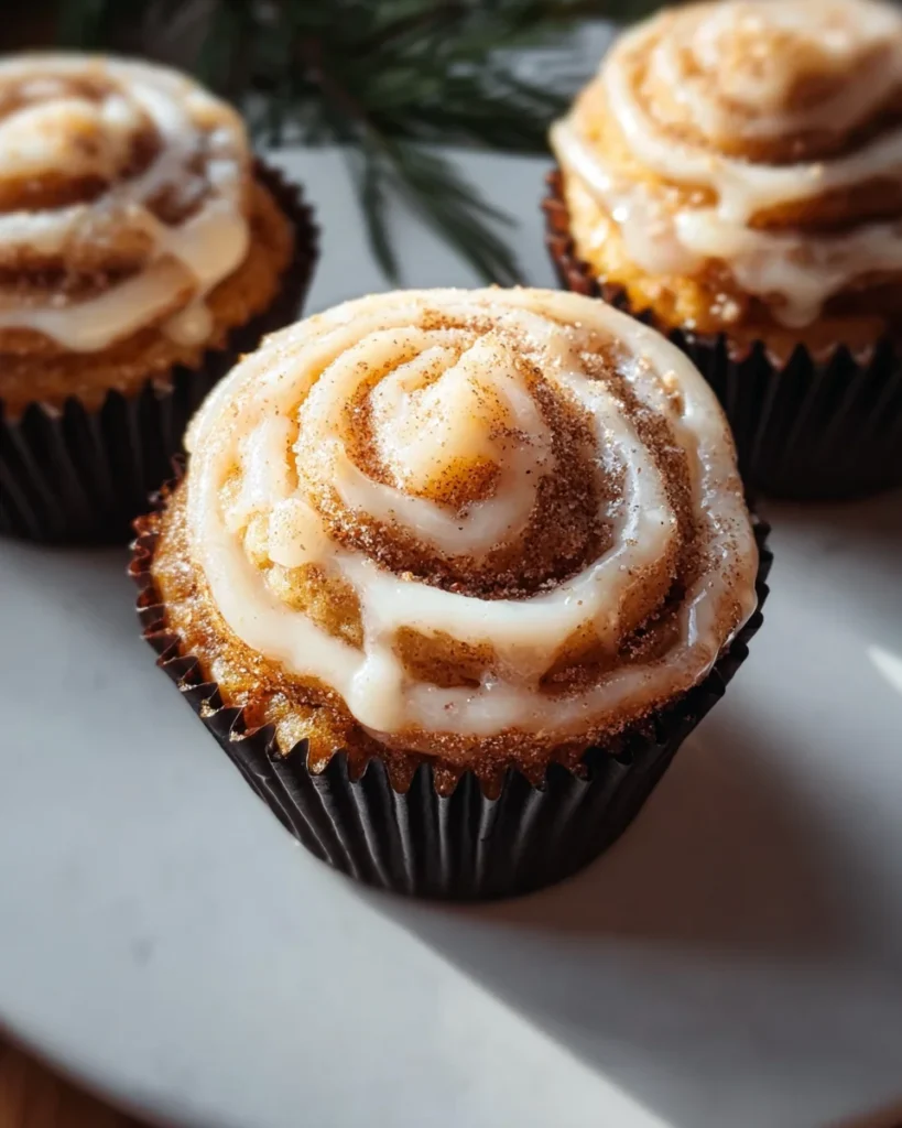 Cinnamon Roll Cupcakes