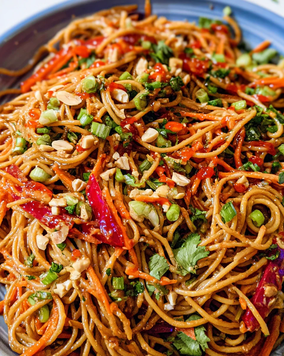 Cold Asian Noodle Salad - The Perfect Quick Delight