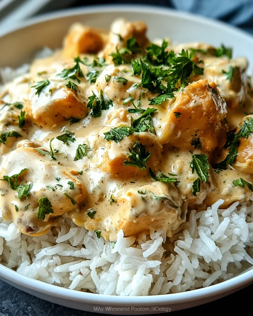 Creamy Smothered Chicken and Rice