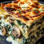 Creamy Spinach Mushroom Lasagna: A Comforting Delight!