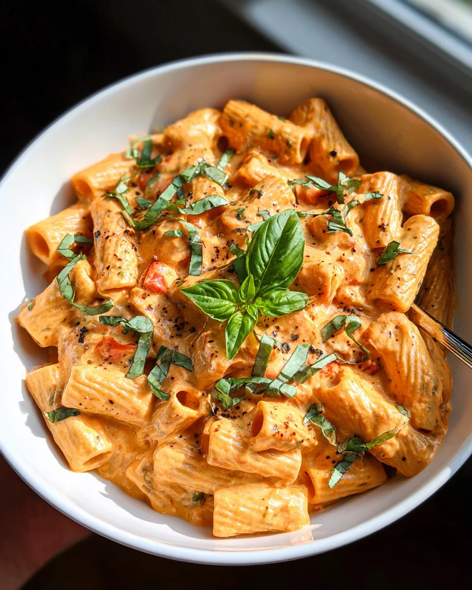Creamy Vegan Cashew Tomato Pasta