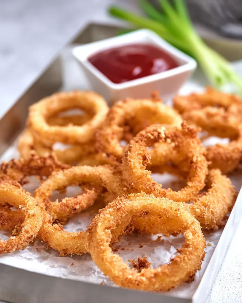 Crispy Air Fried Onion Rings