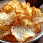 Crunchy Cottage Cheese Chips