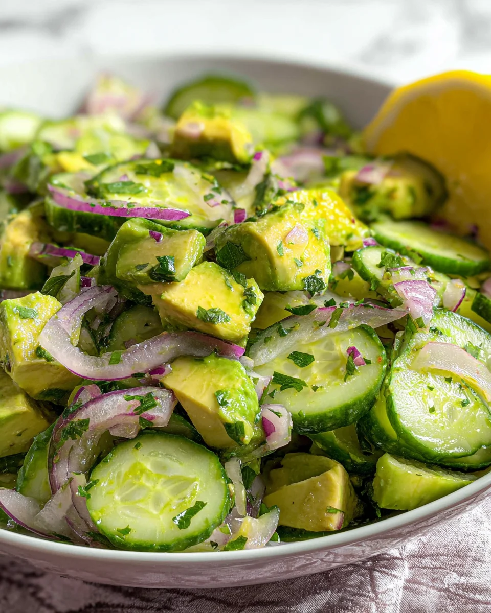 Cucumber-Avocado