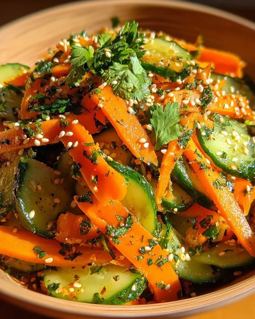 Cucumber Carrot Salad
