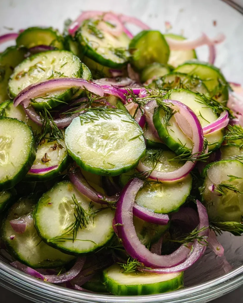 Cucumber Onion Salad