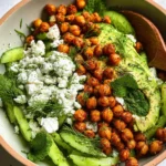 Cucumber Salad with Crispy Chickpeas