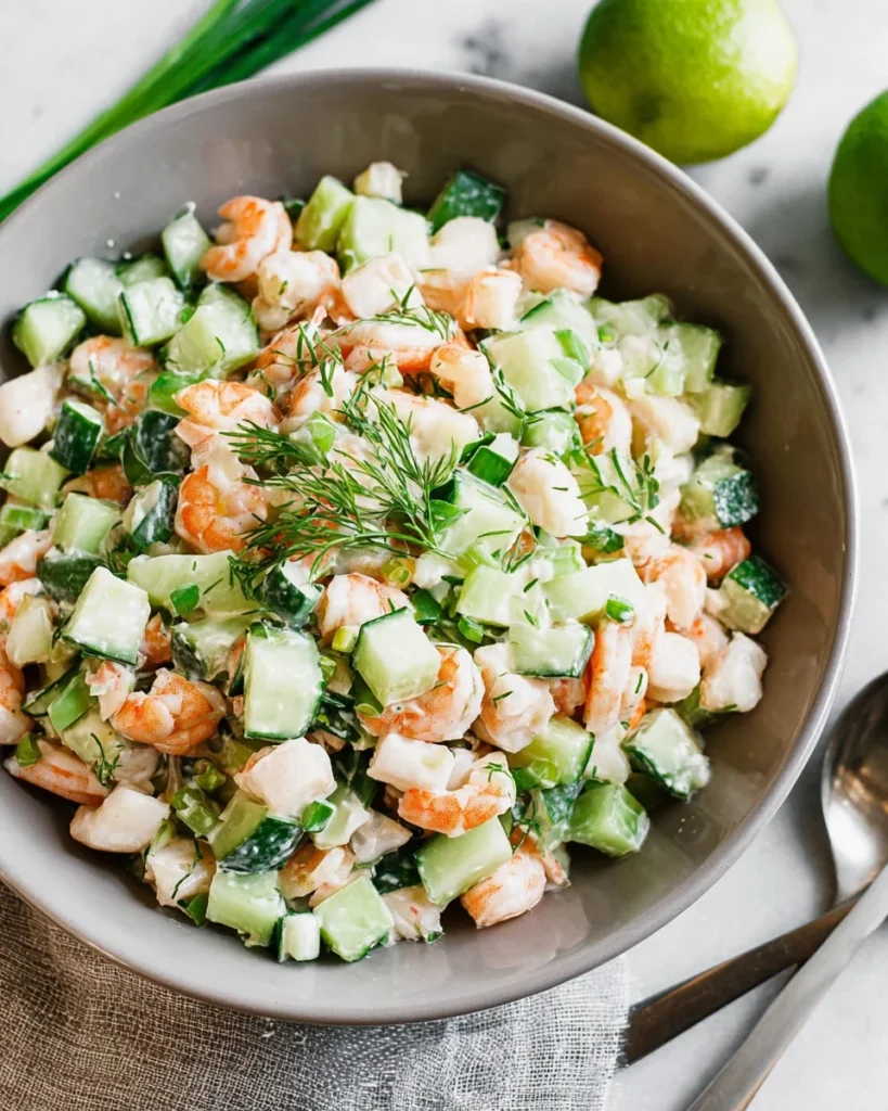 Cucumber Shrimp Salad