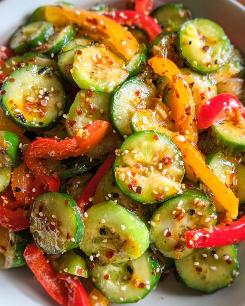 Cucumber & Pepper Salad