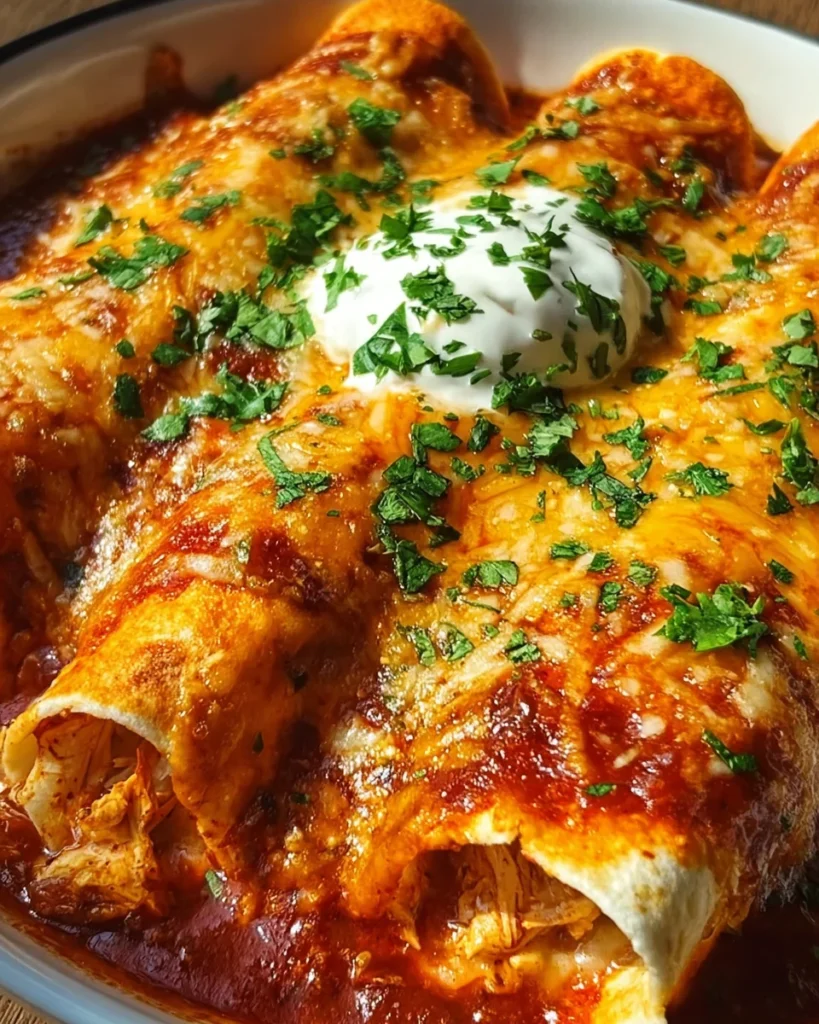 Delicious Chicken Enchiladas