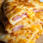 Easy Air Fryer Ham and Cheese Pockets