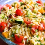 Easy Orzo Pasta Salad