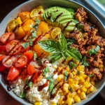 Easy Taco Rice Bowls
