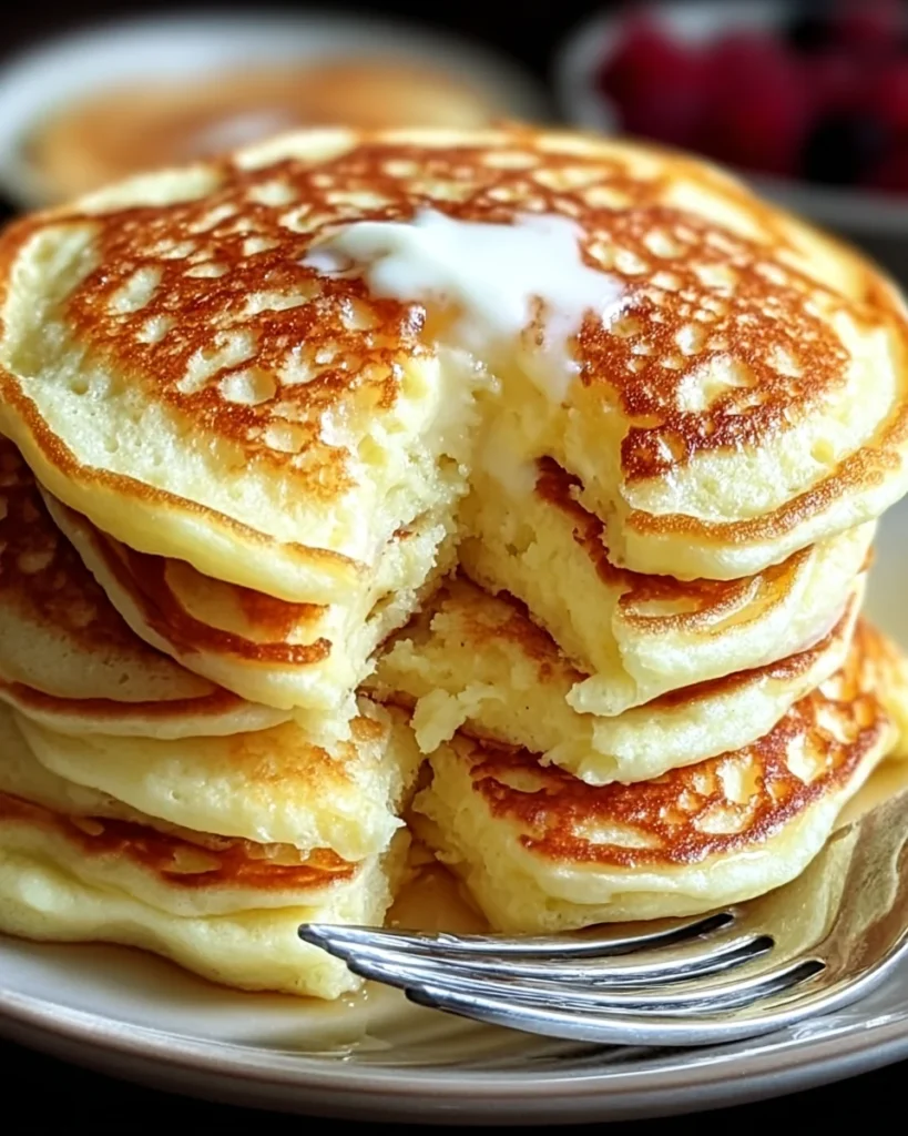 Flourless Cottage Cheese Pancakes