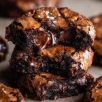 Fudgy Chewy Browkies (Brookies)