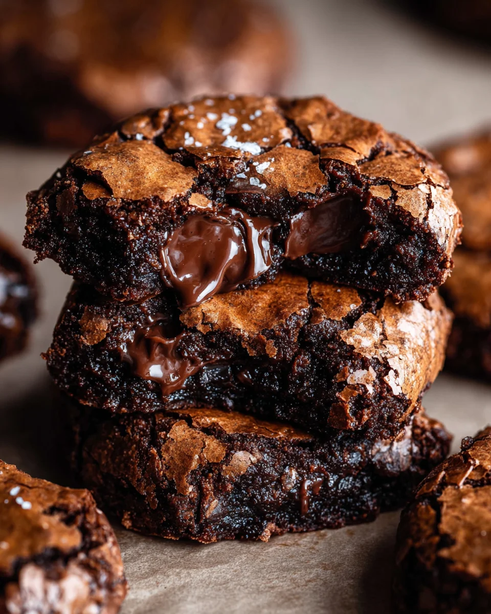 Fudgy Chewy Browkies (Brookies)